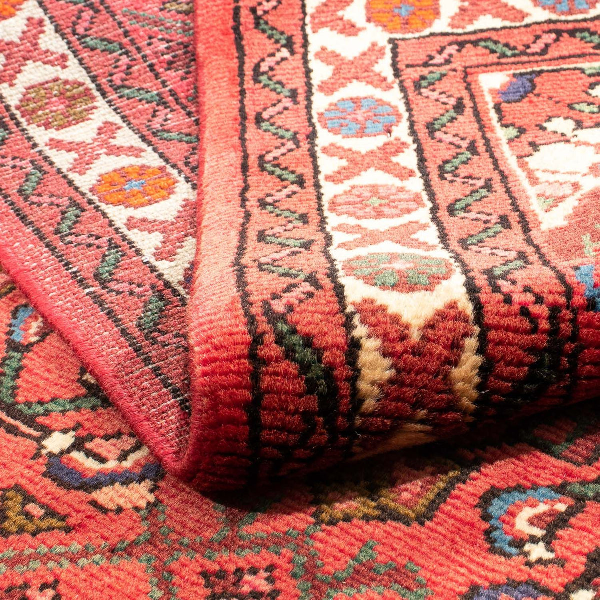 Alfombra persa - Nómada - 140 x 106 cm - rojo