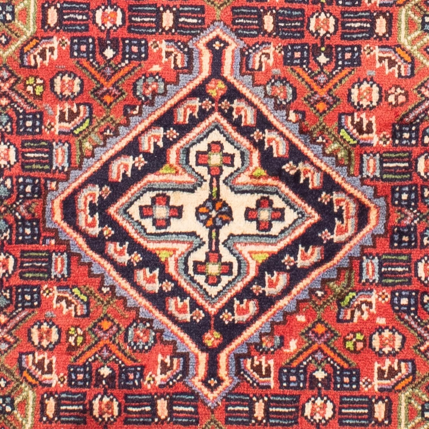 Alfombra persa - Nómada - 146 x 105 cm - rojo