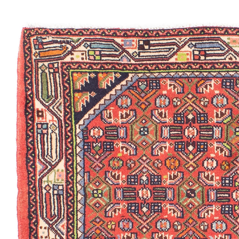 Alfombra persa - Nómada - 146 x 105 cm - rojo