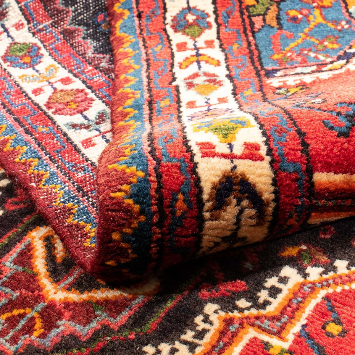 Alfombra persa - Nómada - 145 x 92 cm - rojo