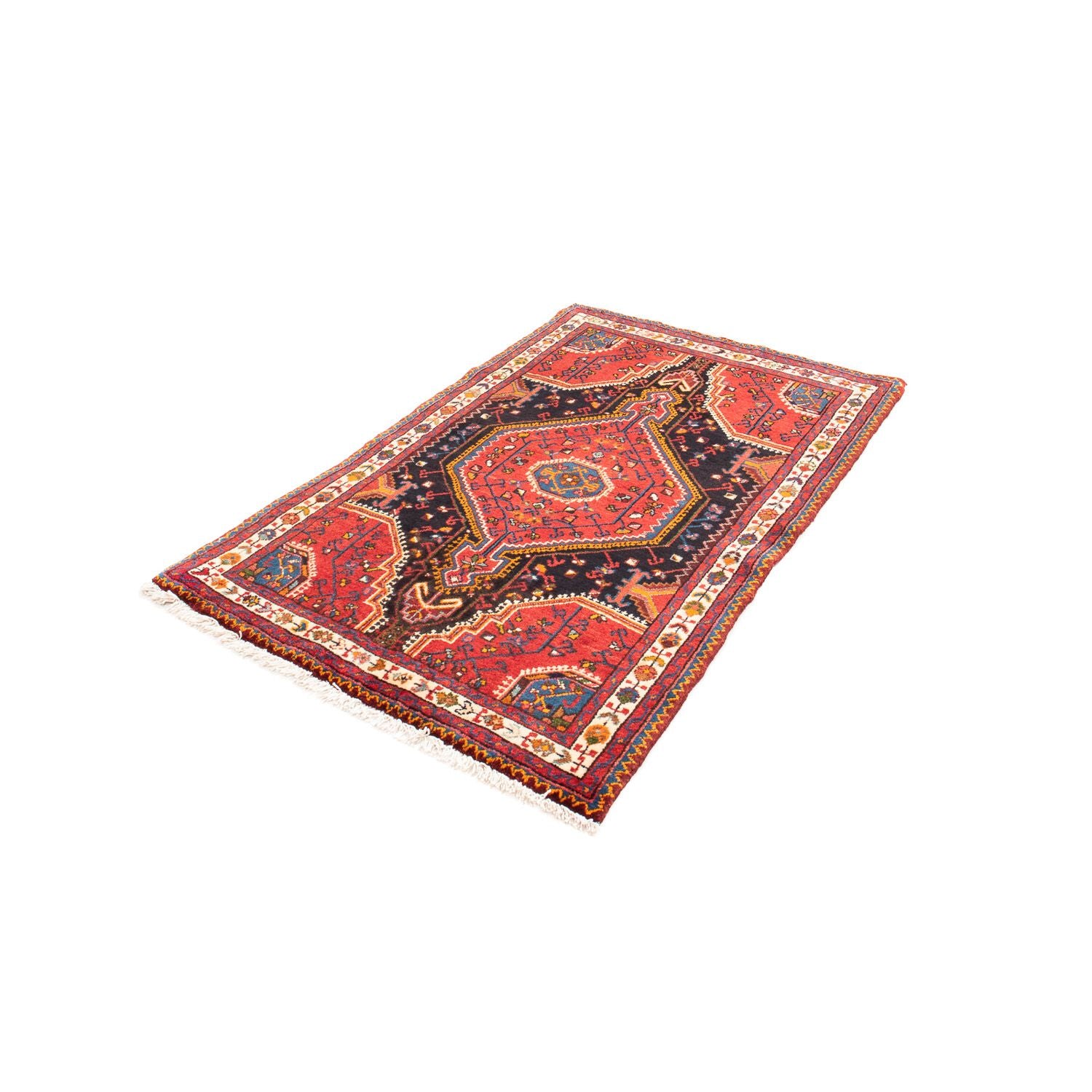 Alfombra persa - Nómada - 145 x 92 cm - rojo