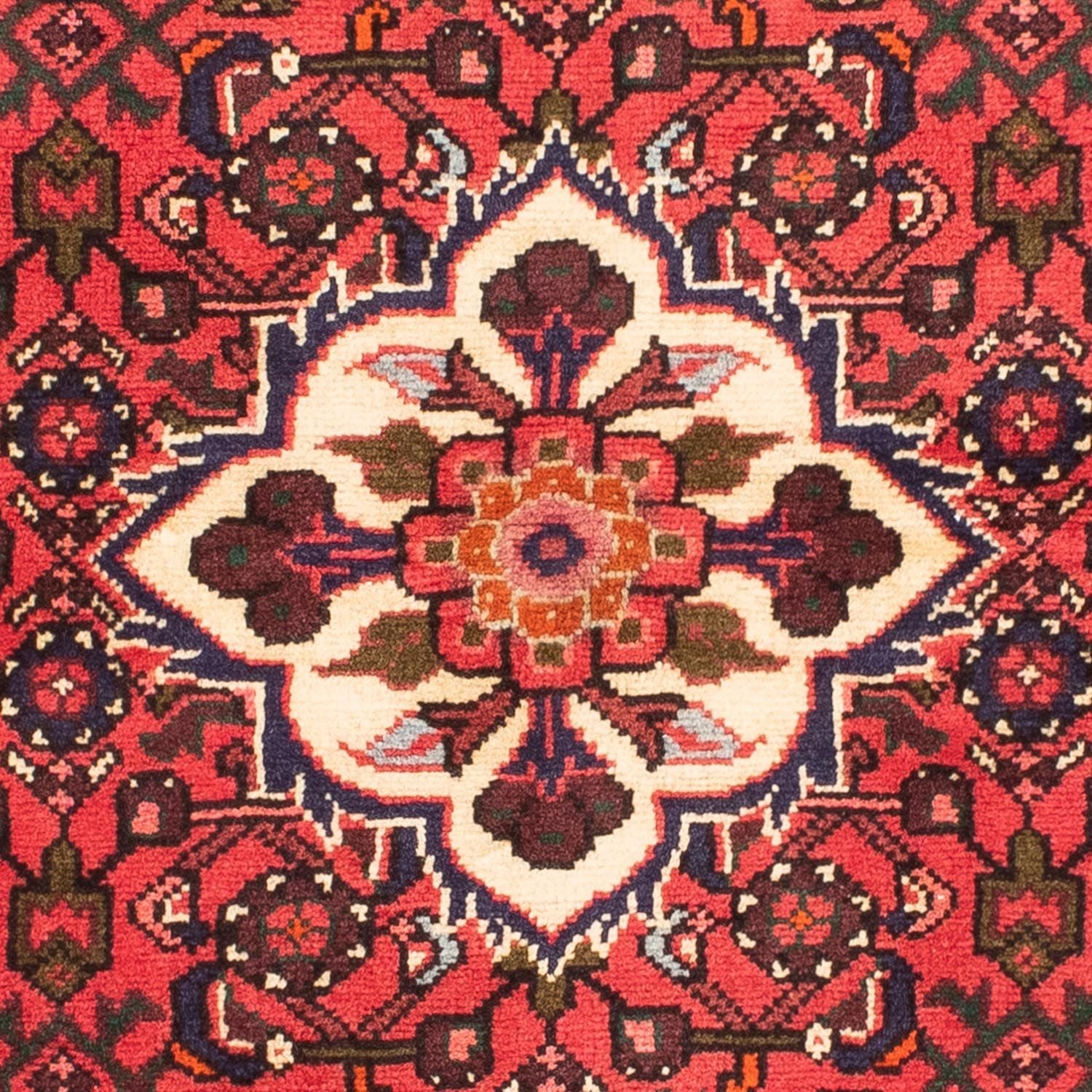 Alfombra persa - Nómada - 155 x 105 cm - rojo