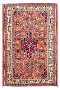Alfombra persa - Nómada - 152 x 104 cm - rojo