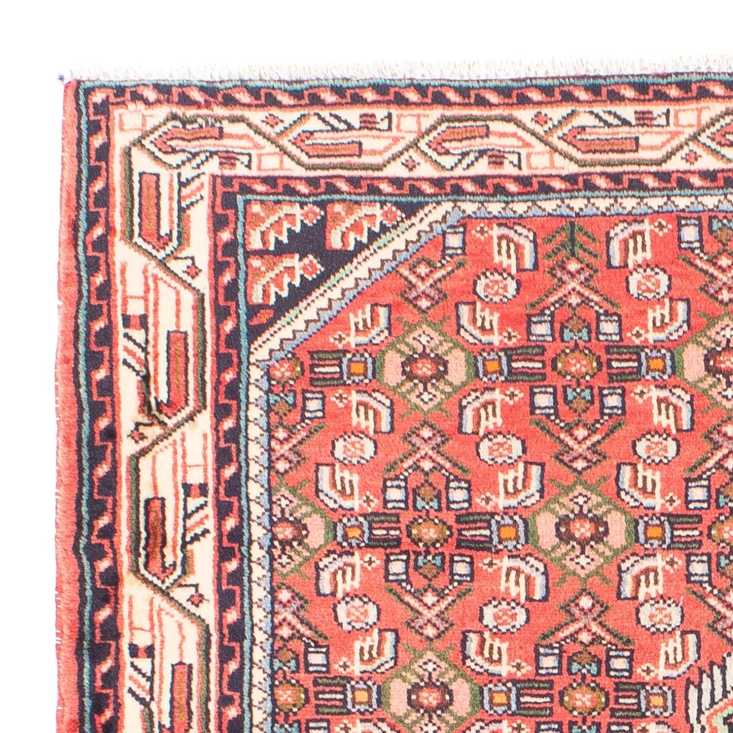 Alfombra persa - Nómada - 145 x 105 cm - rojo