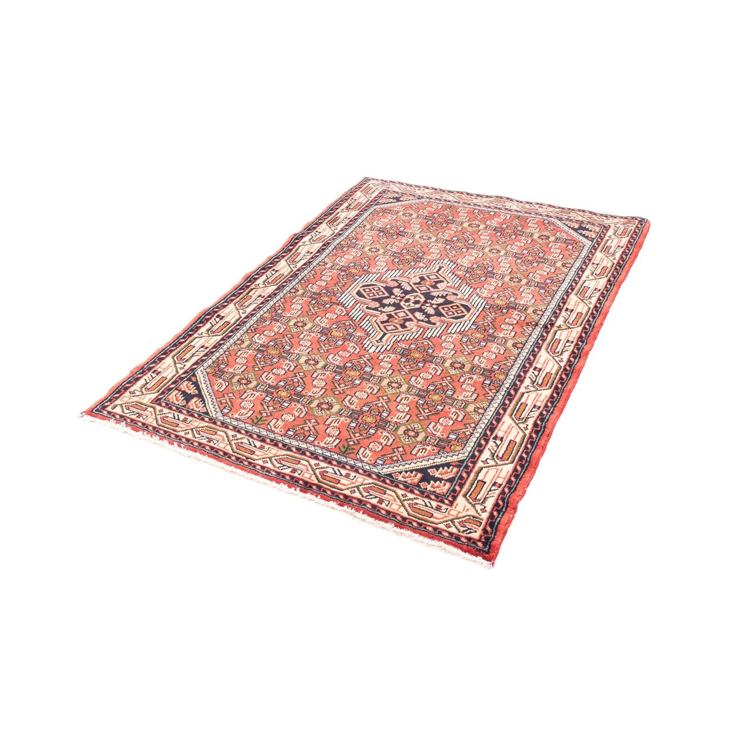 Alfombra persa - Nómada - 145 x 105 cm - rojo