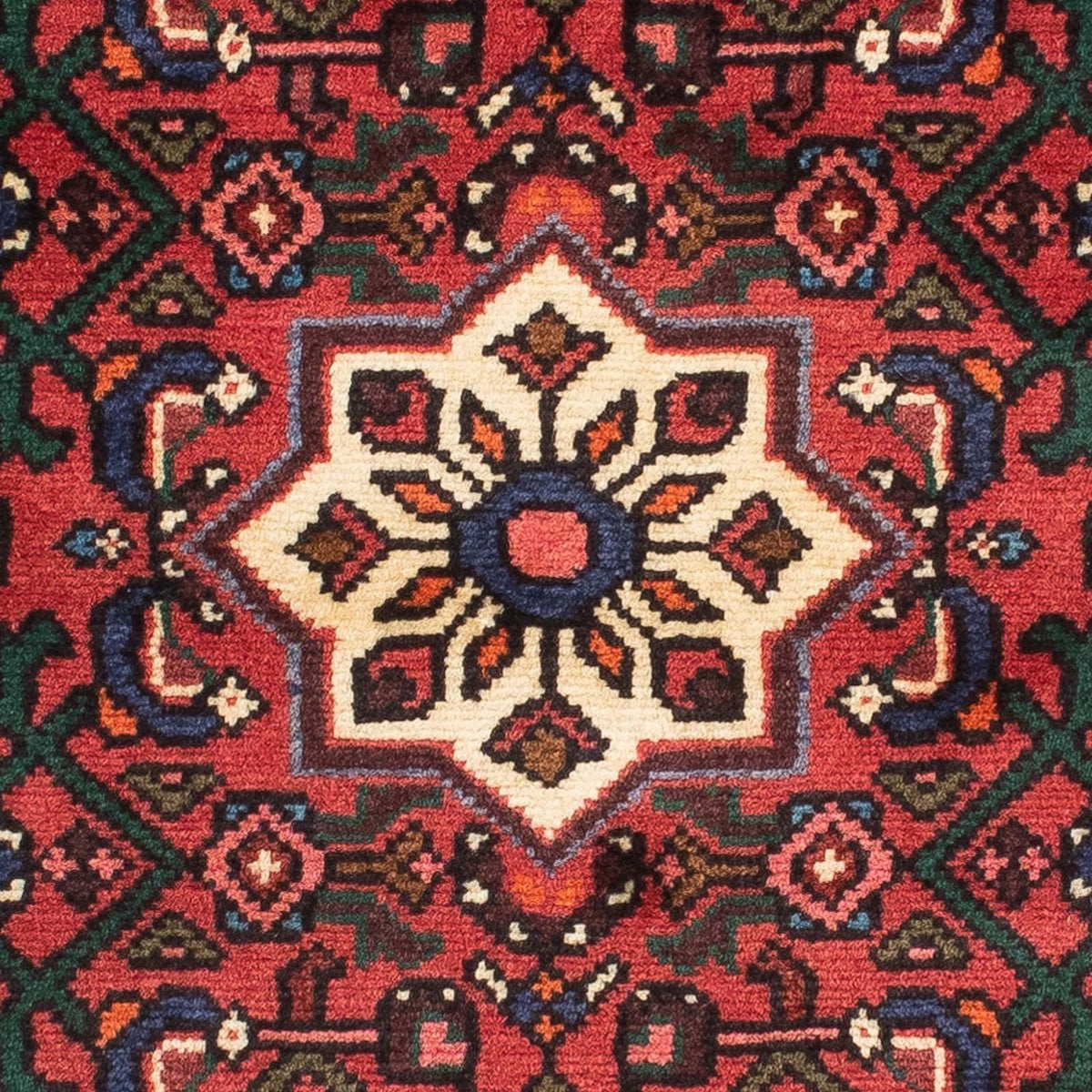 Alfombra de pasillo Alfombra persa - Nómada - 203 x 70 cm - rojo oscuro