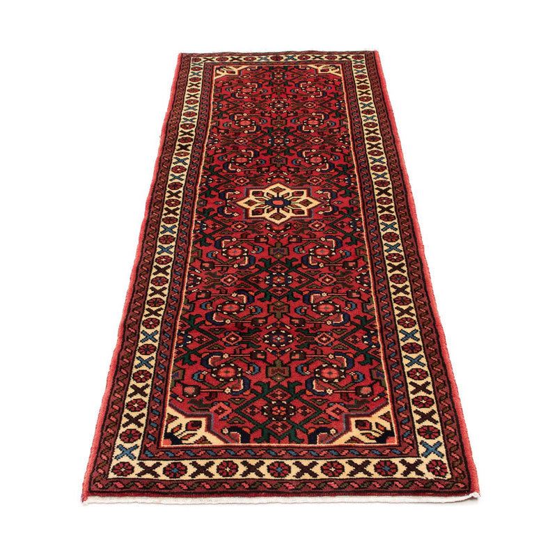 Alfombra de pasillo Alfombra persa - Nómada - 203 x 70 cm - rojo oscuro