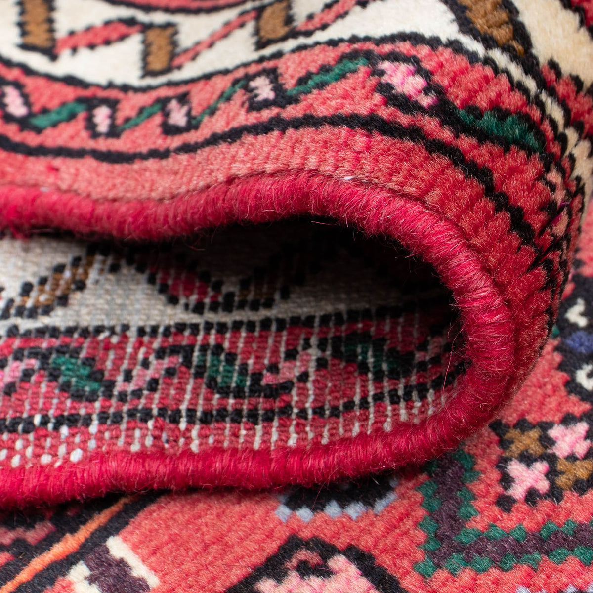 Alfombra de pasillo Alfombra persa - Nómada - 200 x 73 cm - rojo oscuro