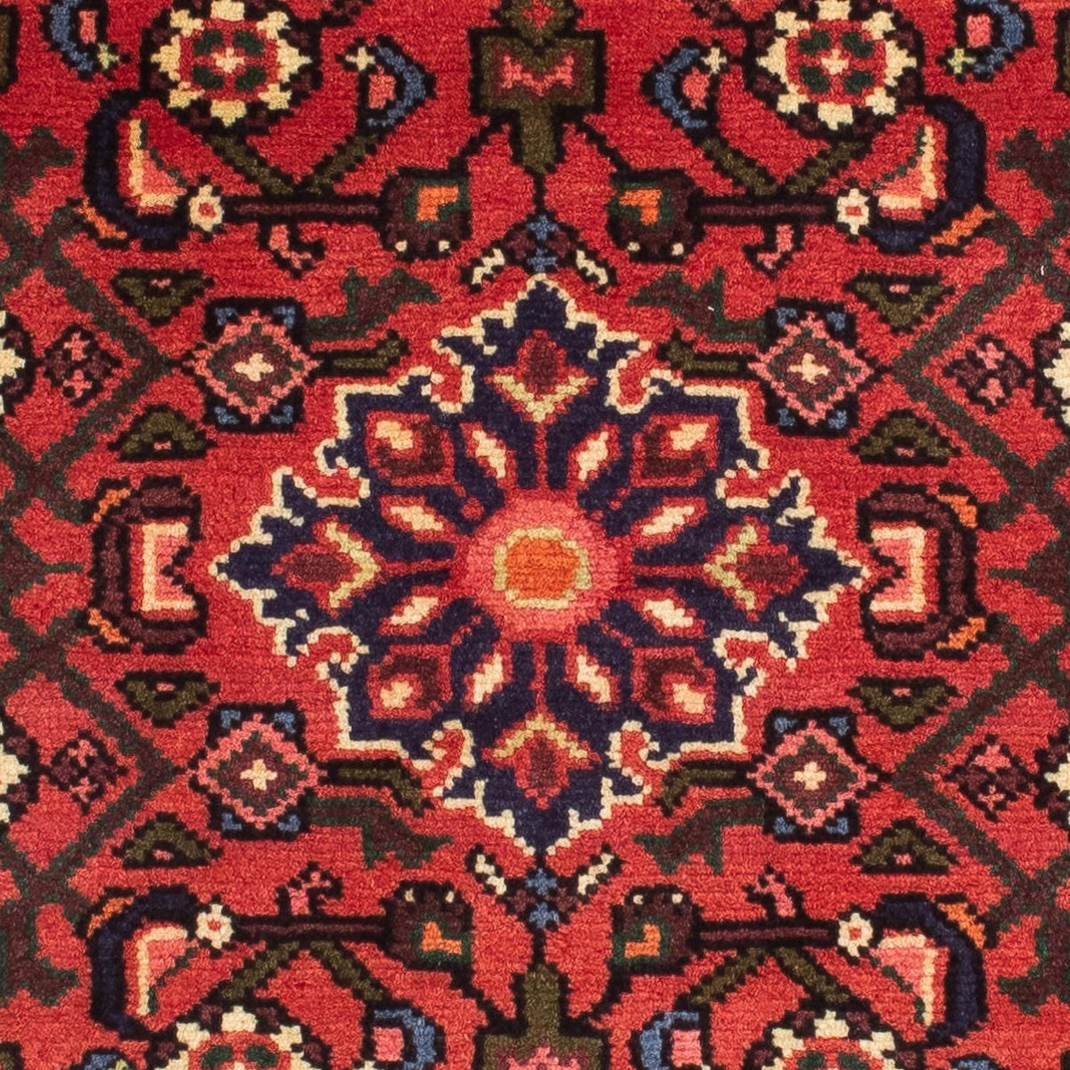 Alfombra de pasillo Alfombra persa - Nómada - 193 x 70 cm - rojo oscuro