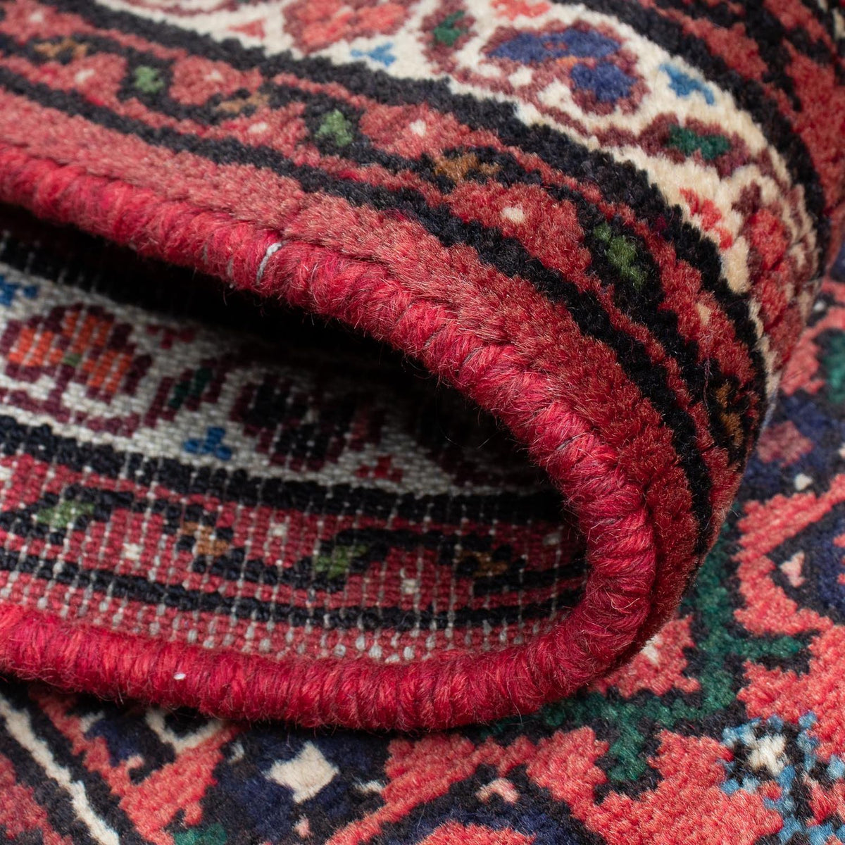 Alfombra de pasillo Alfombra persa - Nómada - 205 x 70 cm - rojo oscuro