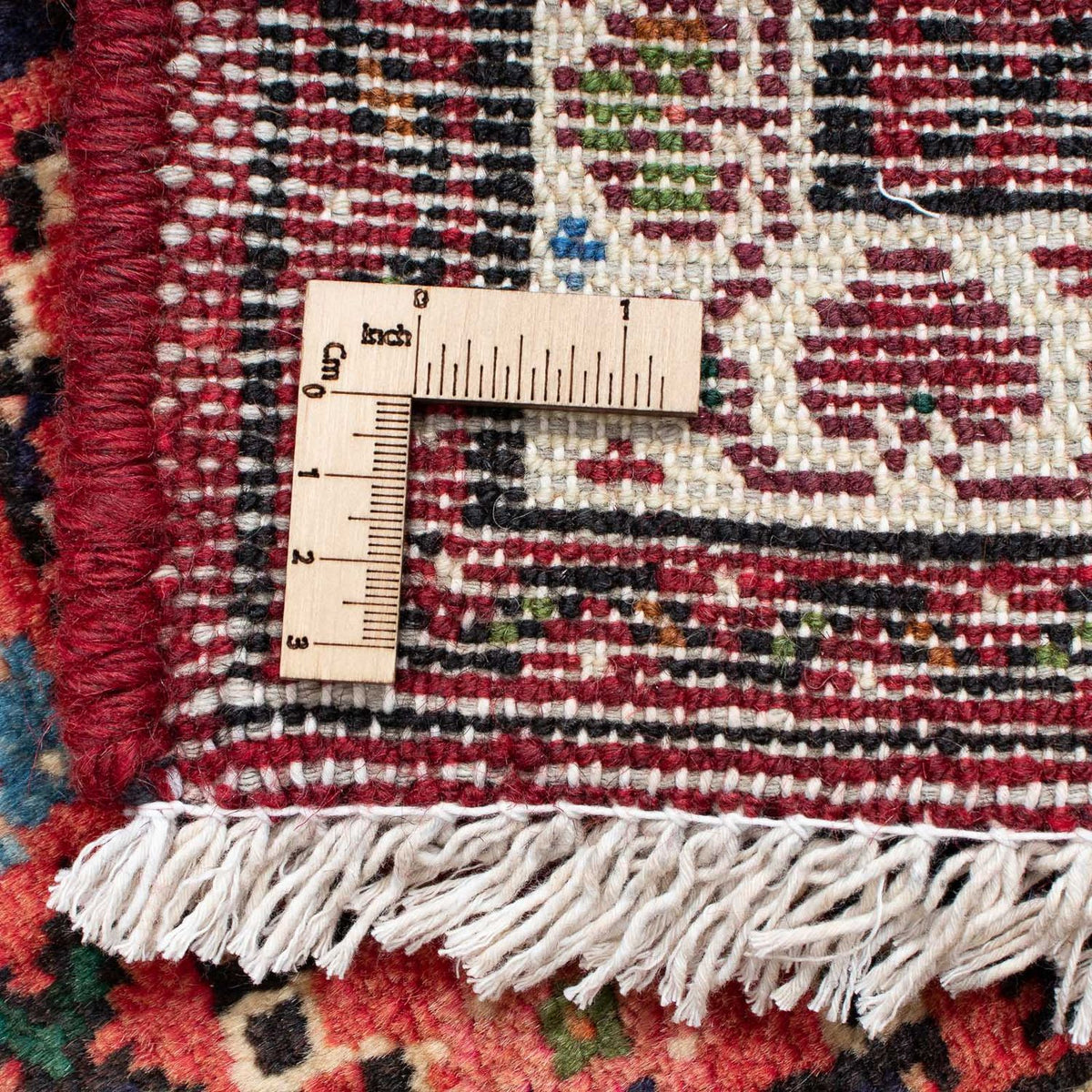 Alfombra de pasillo Alfombra persa - Nómada - 205 x 70 cm - rojo oscuro