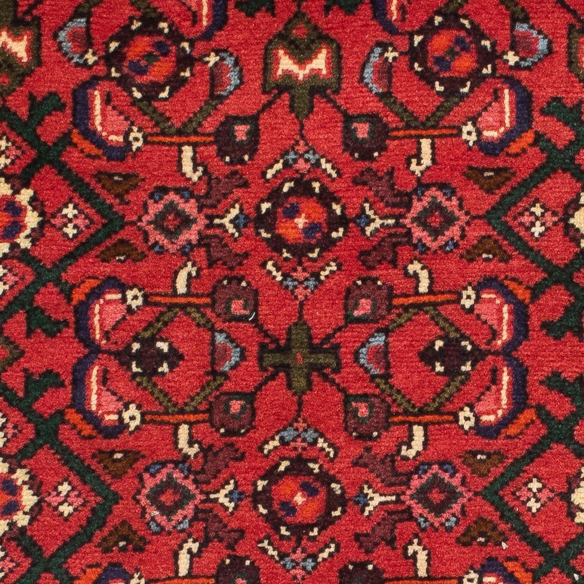 Alfombra de pasillo Alfombra persa - Nómada - 200 x 76 cm - rojo oscuro