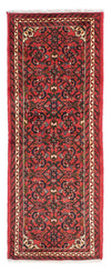Hosseinabad Alfombra 70x195cm - Alfombra persa - Alfombra de pasillo / Rojo Oscuro / 70 x 195 cm Alfombra de pasillo