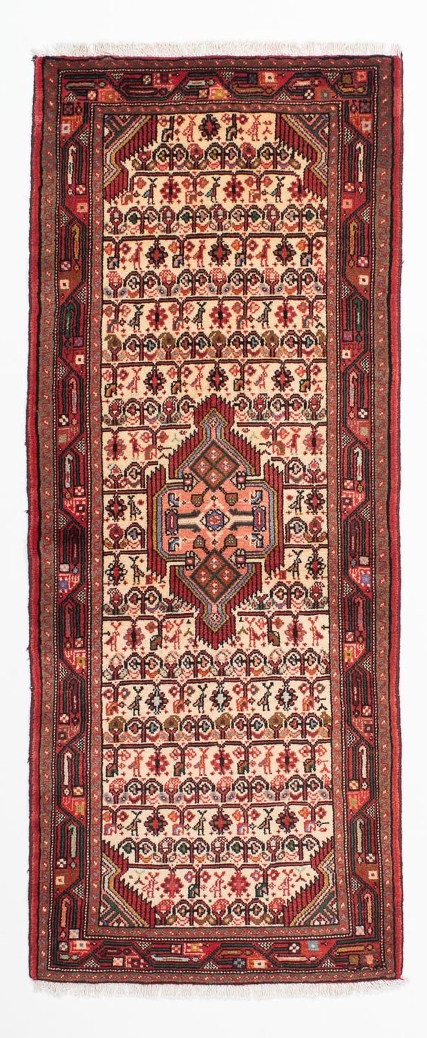 Alfombra de pasillo Alfombra persa - Nómada - 203 x 80 cm - beige