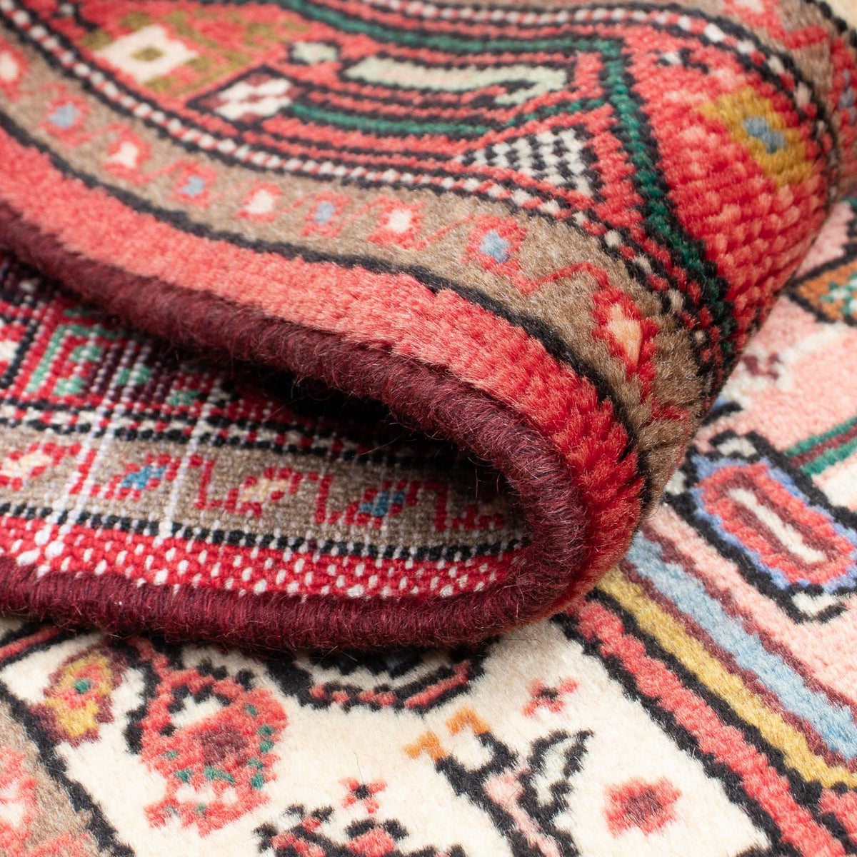 Alfombra de pasillo Alfombra persa - Nómada - 203 x 80 cm - beige