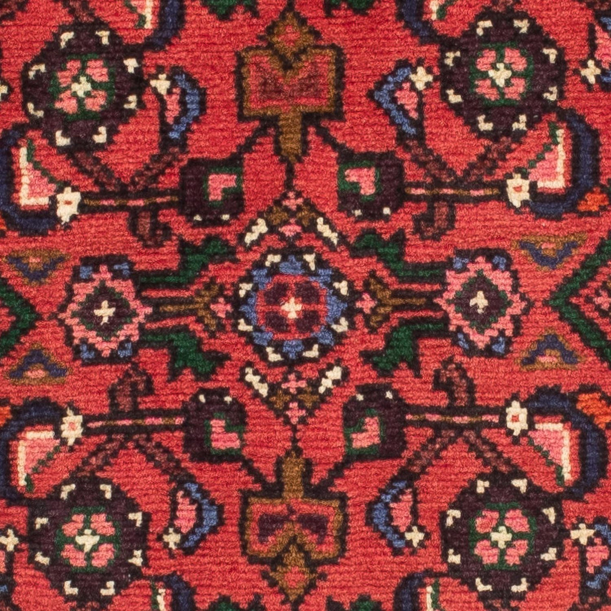 Alfombra de pasillo Alfombra persa - Nómada - 195 x 68 cm - rojo oscuro