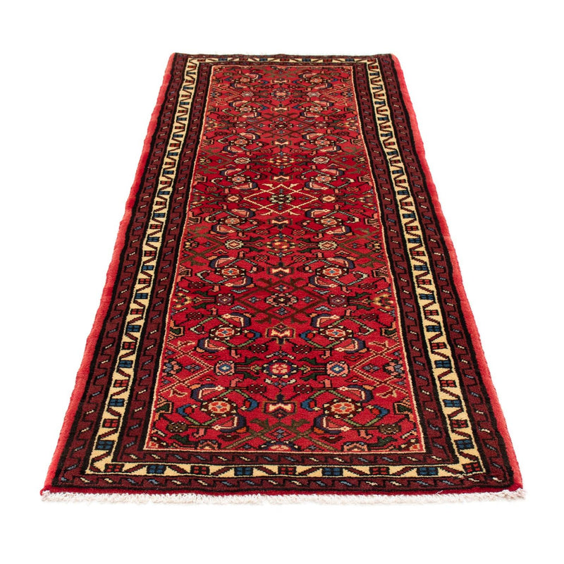 Alfombra de pasillo Alfombra persa - Nómada - 200 x 78 cm - rojo oscuro