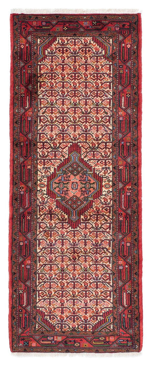 Alfombra de pasillo Alfombra persa - Nómada - 210 x 78 cm - rojo claro