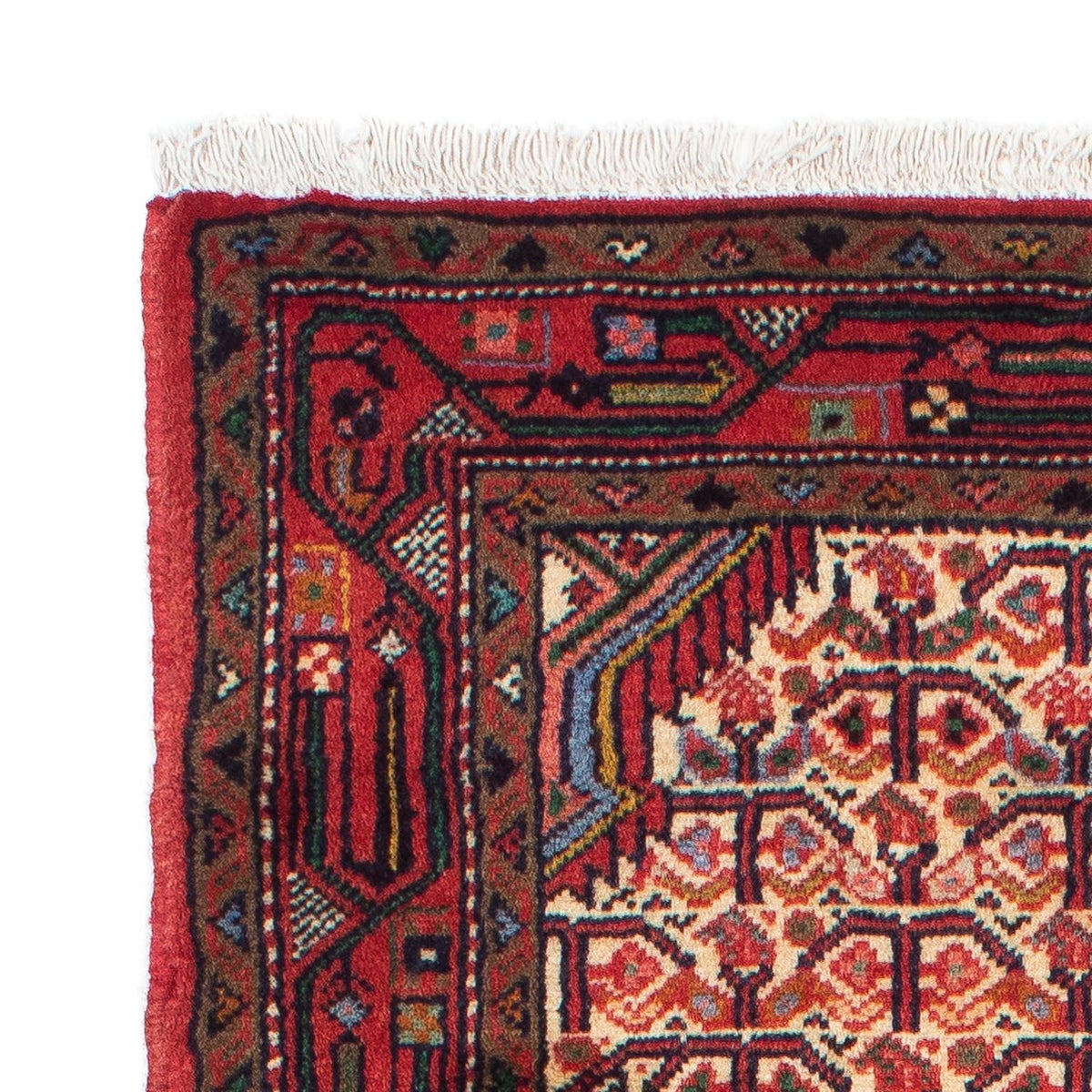 Alfombra de pasillo Alfombra persa - Nómada - 210 x 78 cm - rojo claro