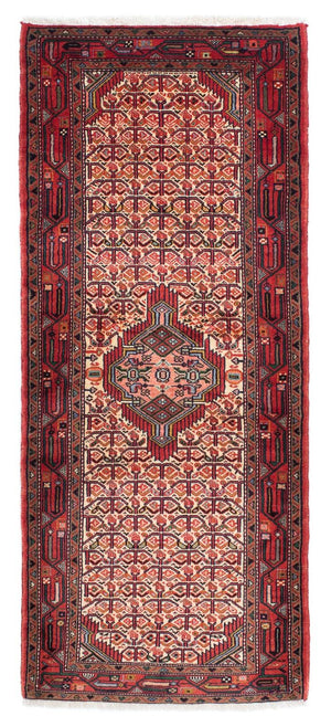 Alfombra de pasillo Alfombra persa - Nómada - 207 x 86 cm - rojo claro