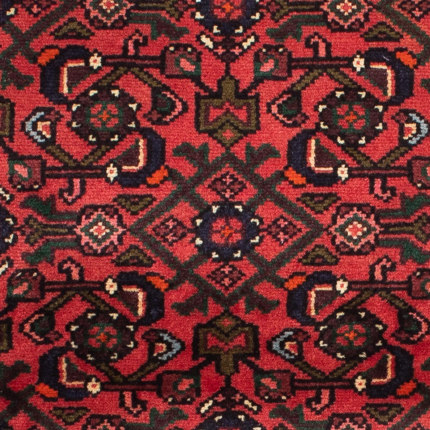 Alfombra de pasillo Alfombra persa - Nómada - 200 x 73 cm - rojo oscuro