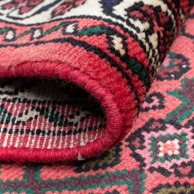 Alfombra de pasillo Alfombra persa - Nómada - 200 x 73 cm - rojo oscuro