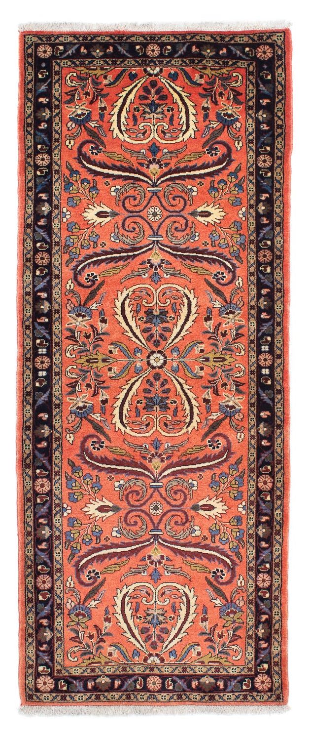 Alfombra de pasillo Alfombra persa - Nómada - 220 x 83 cm - rojo claro