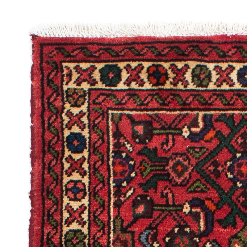 Alfombra de pasillo Alfombra persa - Nómada - 198 x 75 cm - rojo oscuro