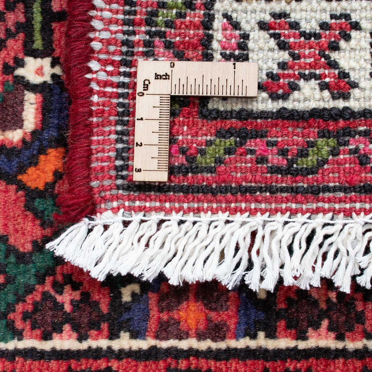 Alfombra de pasillo Alfombra persa - Nómada - 198 x 75 cm - rojo oscuro