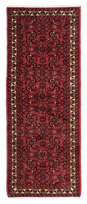 Alfombra de pasillo Alfombra persa - Nómada - 195 x 75 cm - rojo oscuro
