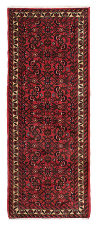 Alfombra de pasillo Alfombra persa - Nómada - 195 x 75 cm - rojo oscuro
