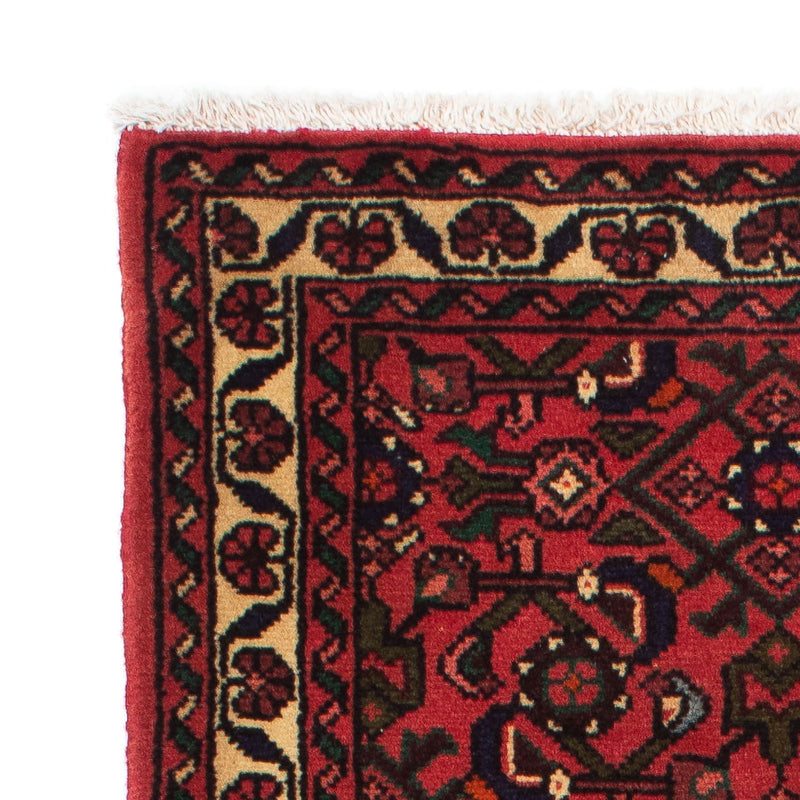 Alfombra de pasillo Alfombra persa - Nómada - 195 x 75 cm - rojo oscuro