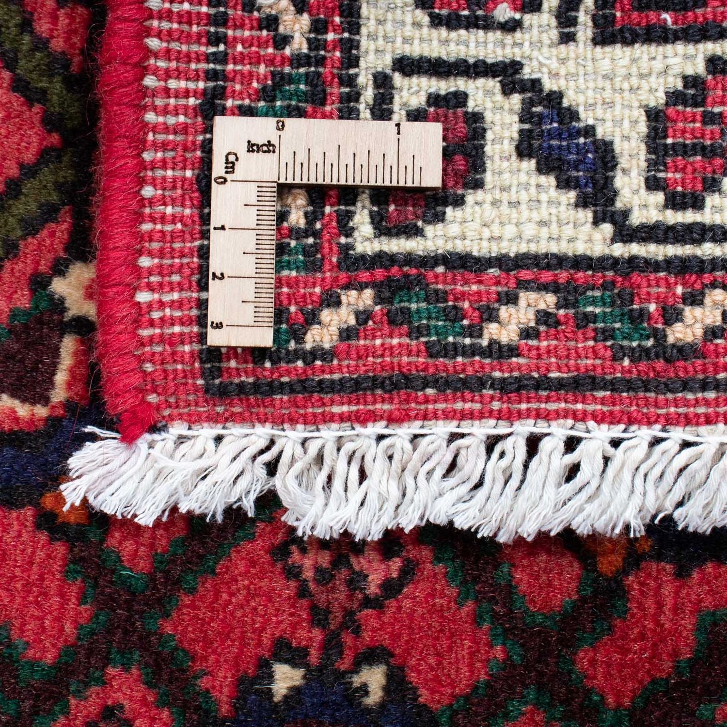 Alfombra de pasillo Alfombra persa - Nómada - 195 x 75 cm - rojo oscuro