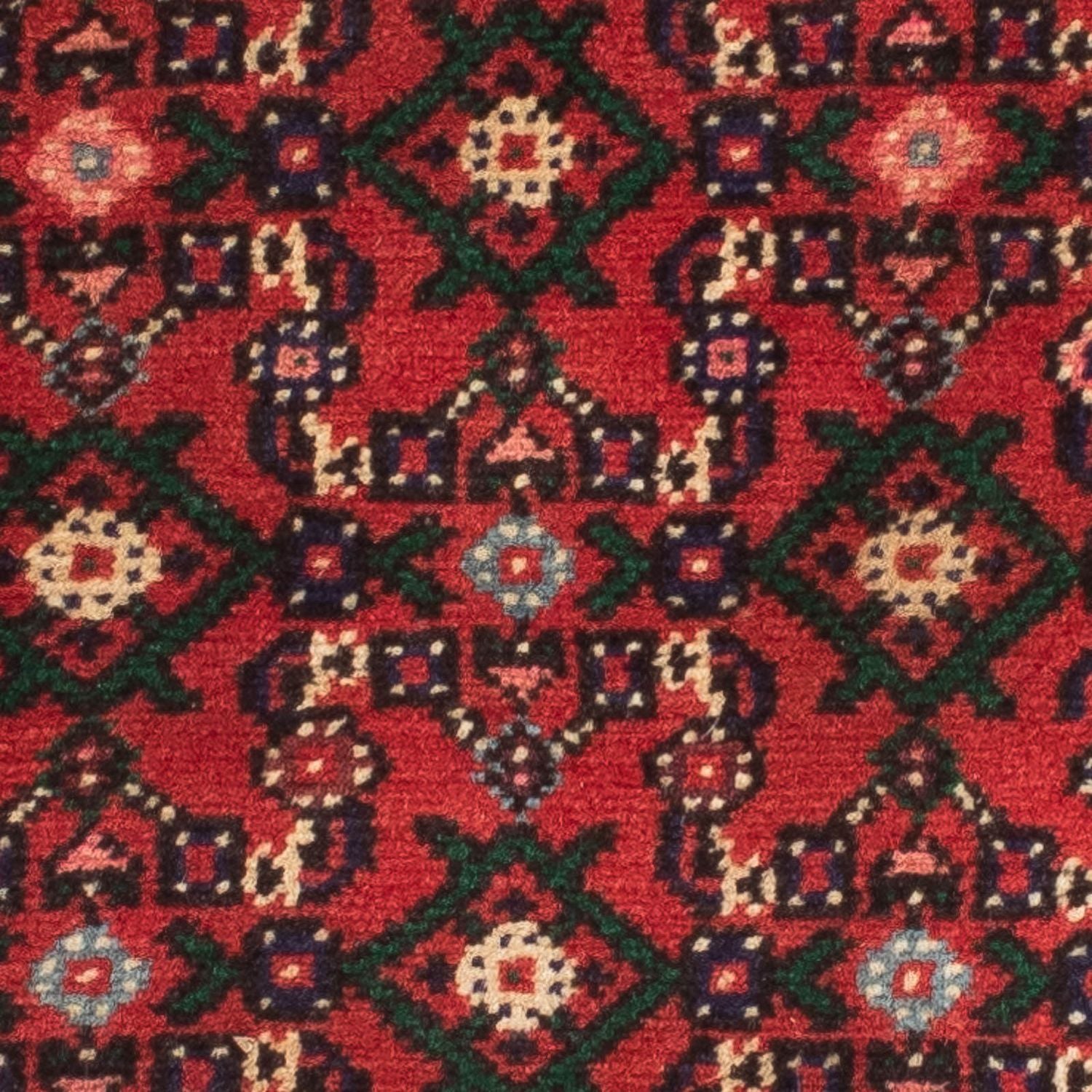Alfombra de pasillo Alfombra persa - Nómada - 196 x 70 cm - rojo oscuro