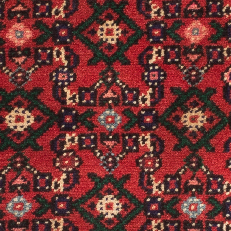 Alfombra de pasillo Alfombra persa - Nómada - 196 x 70 cm - rojo oscuro