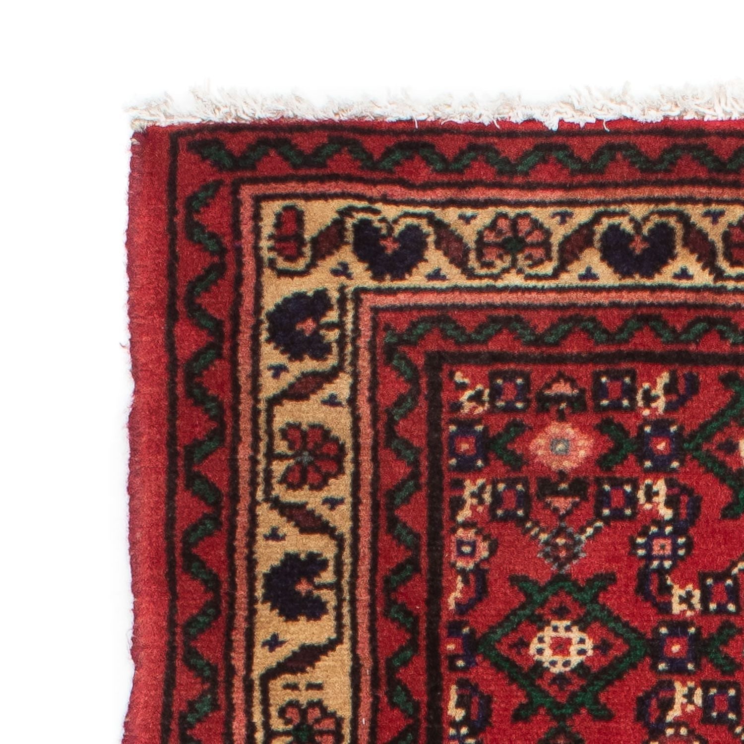 Alfombra de pasillo Alfombra persa - Nómada - 196 x 70 cm - rojo oscuro