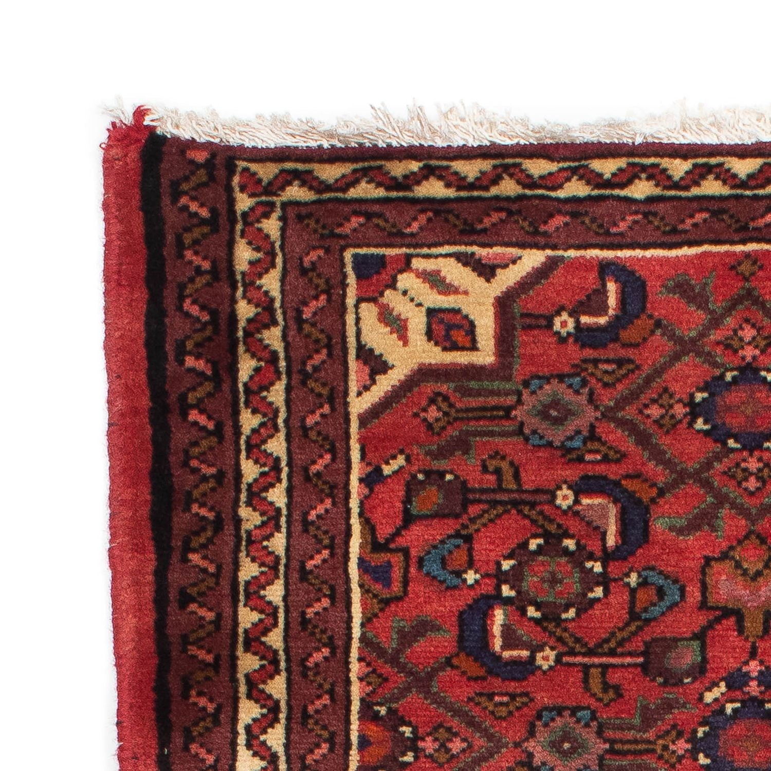 Alfombra de pasillo Alfombra persa - Nómada - 192 x 70 cm - rojo oscuro