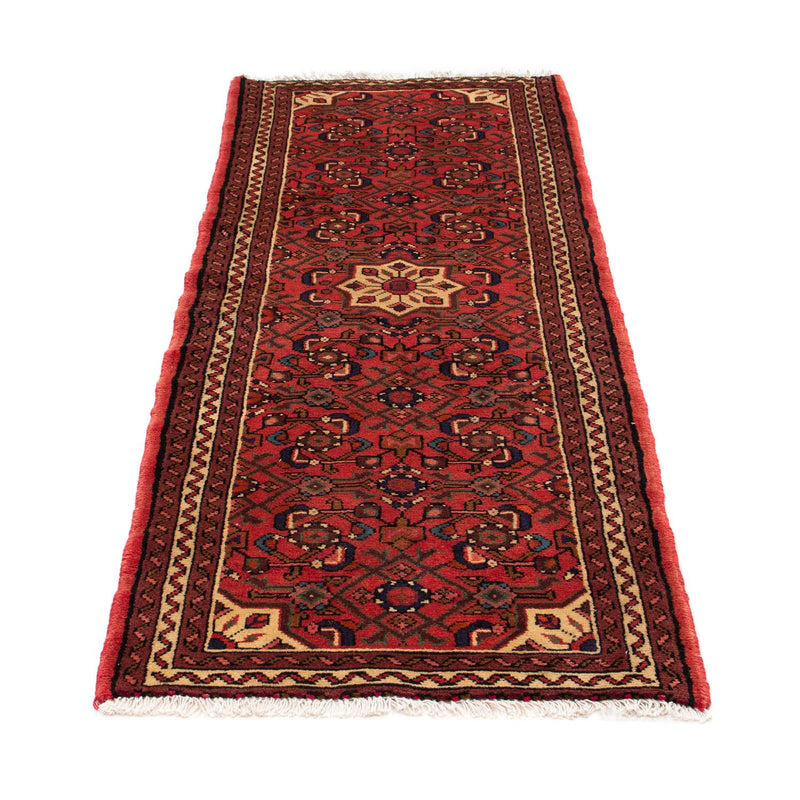 Alfombra de pasillo Alfombra persa - Nómada - 192 x 70 cm - rojo oscuro