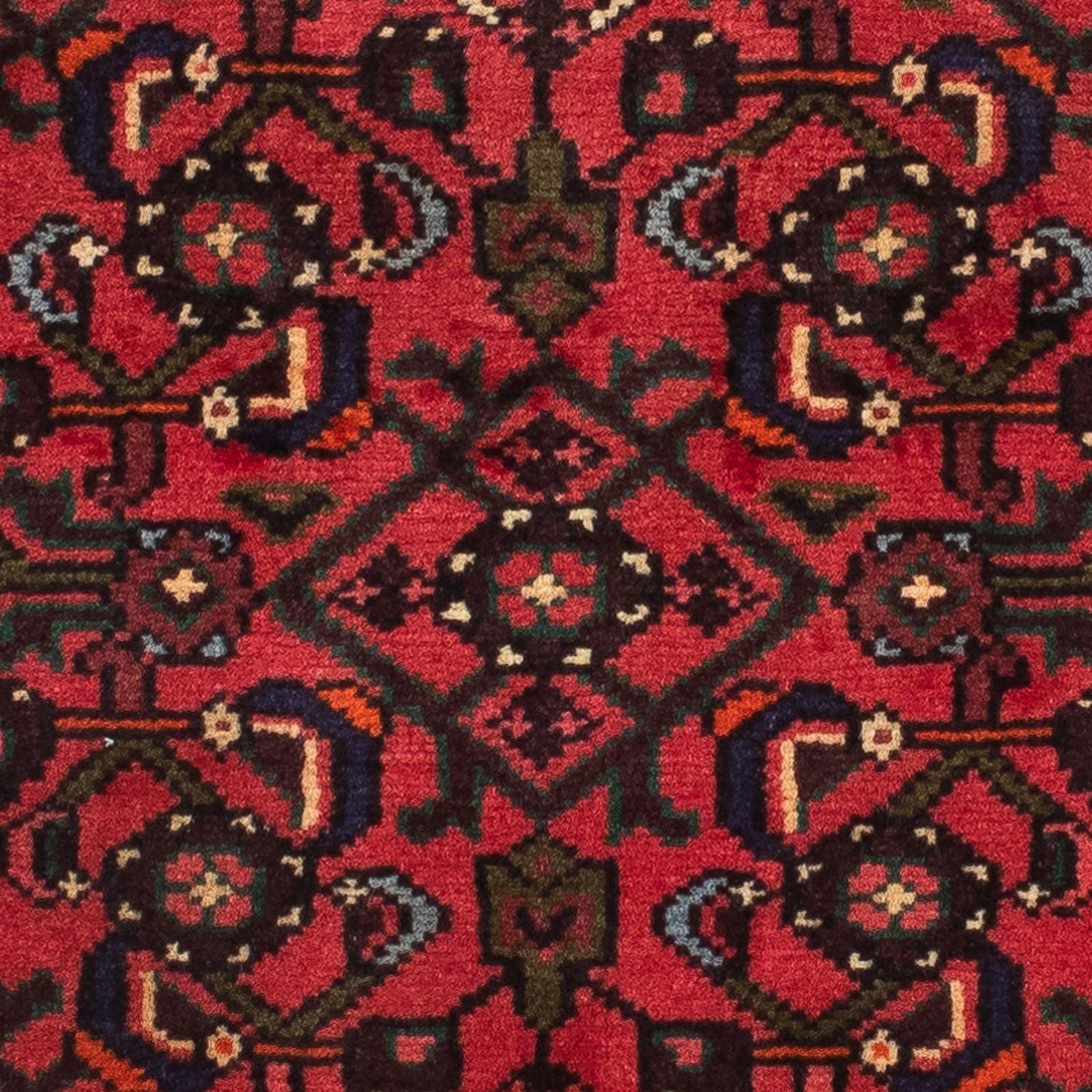 Alfombra de pasillo Alfombra persa - Nómada - 200 x 70 cm - rojo oscuro