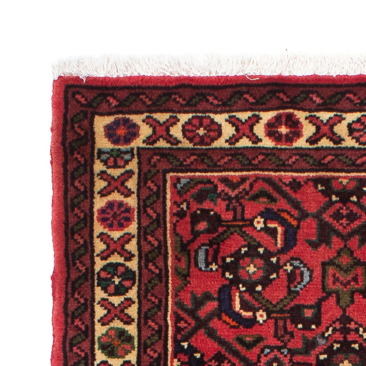 Alfombra de pasillo Alfombra persa - Nómada - 200 x 70 cm - rojo oscuro
