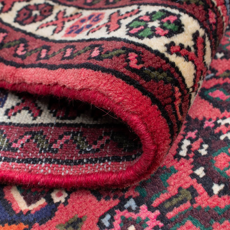 Alfombra de pasillo Alfombra persa - Nómada - 200 x 70 cm - rojo oscuro