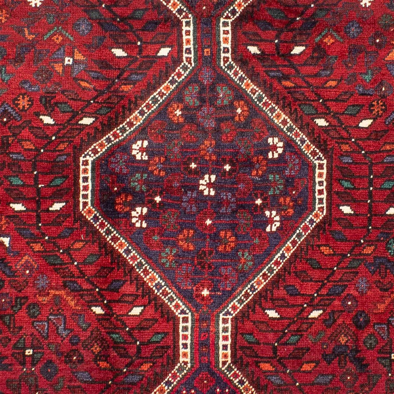 Alfombra persa - Nómada - 300 x 208 cm - rojo oscuro