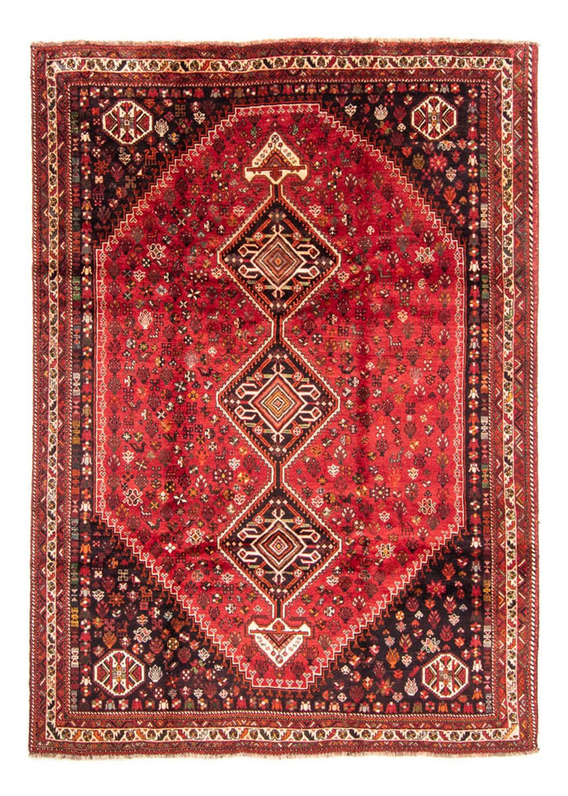Alfombra persa - Nómada - 330 x 240 cm - rojo oscuro