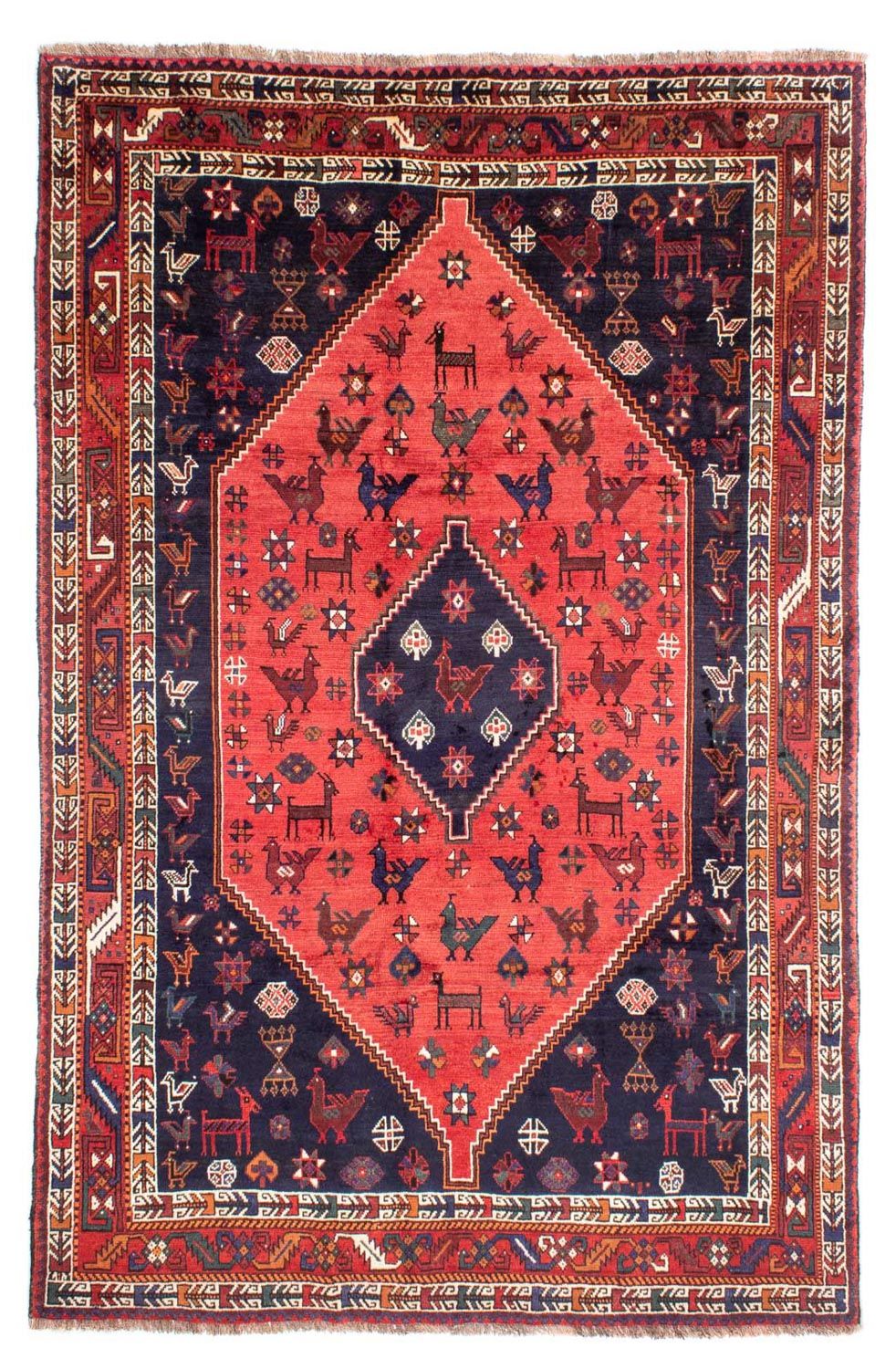 Alfombra persa - Nómada - 300 x 200 cm - rojo