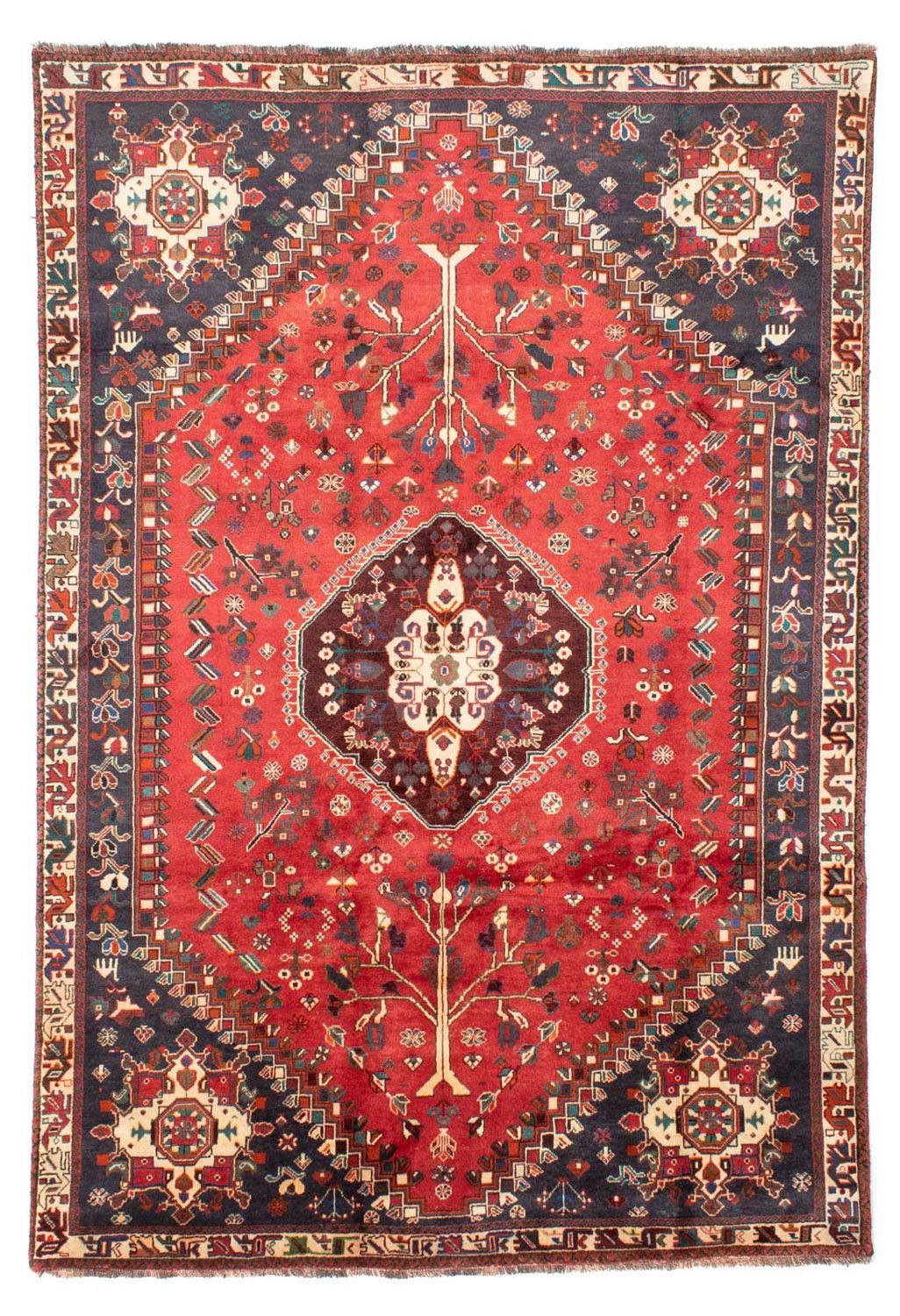 Alfombra persa - Nómada - 302 x 207 cm - rojo