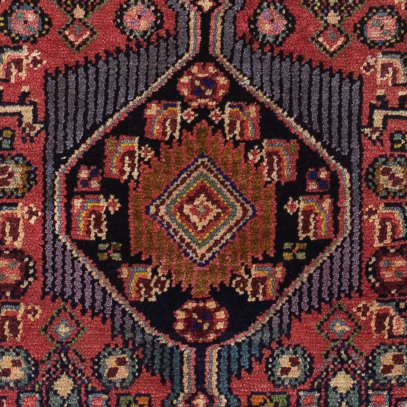 Alfombra persa - Nómada - 110 x 76 cm - rojo claro
