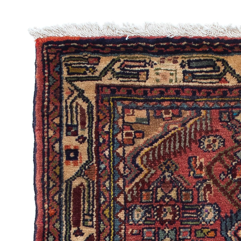 Alfombra persa - Nómada - 110 x 76 cm - rojo claro
