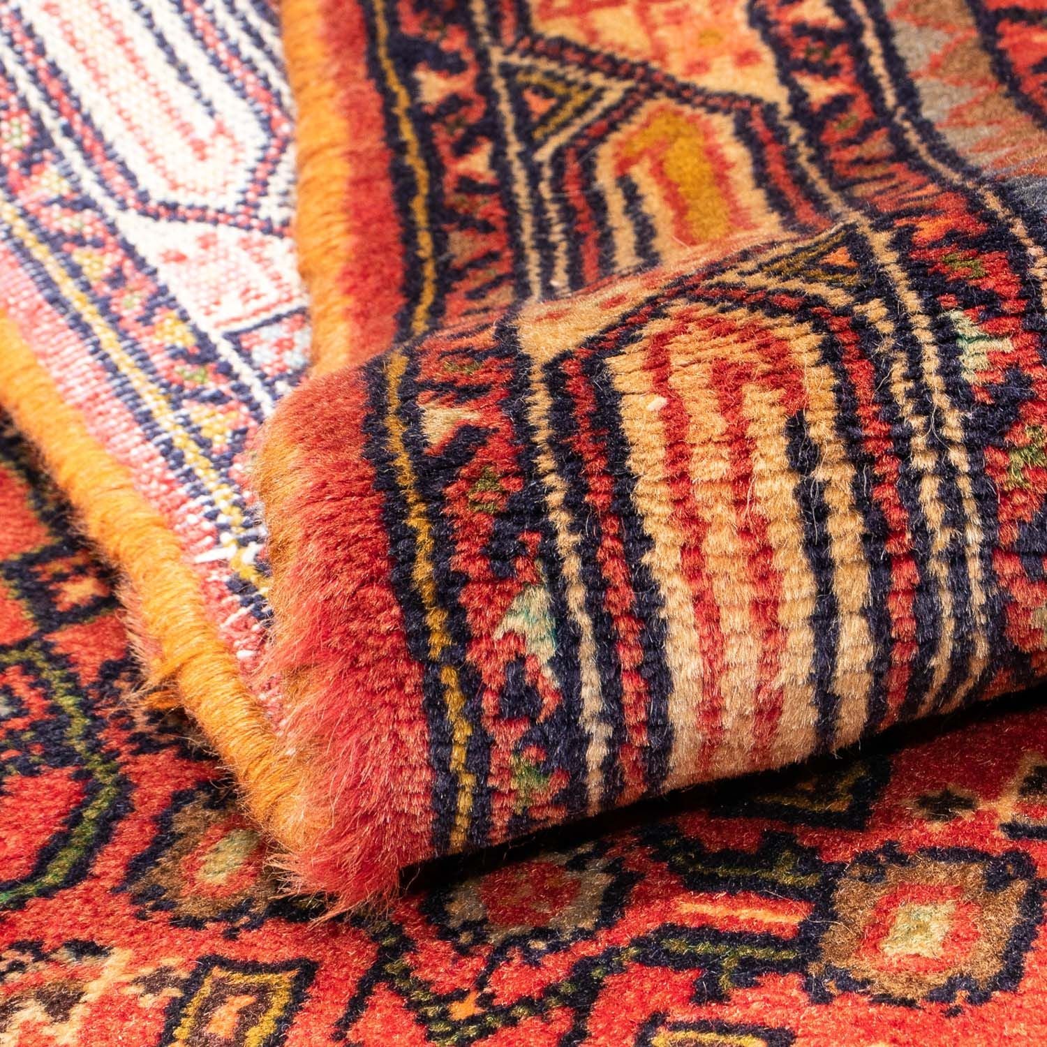 Alfombra persa - Nómada - 155 x 100 cm - rojo claro
