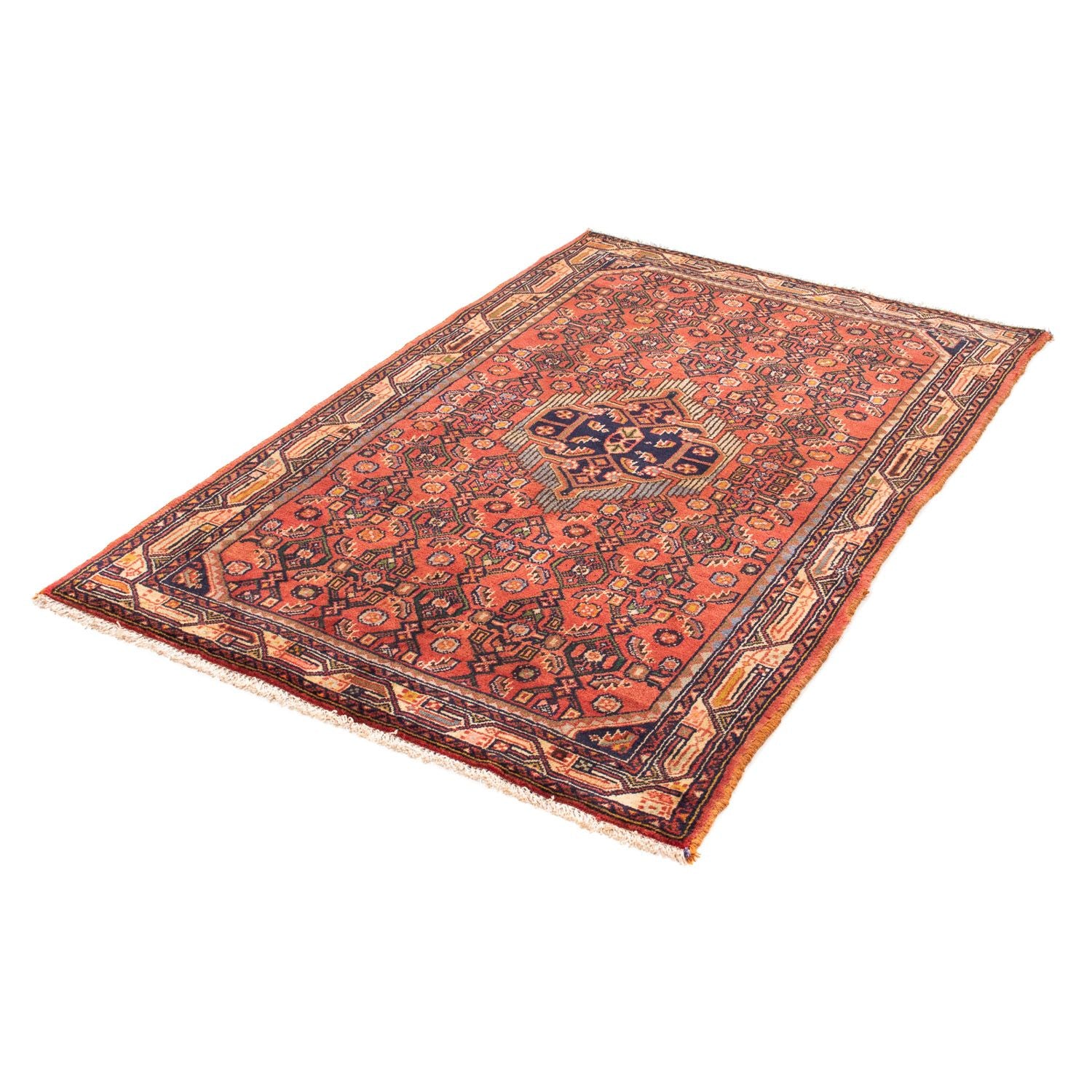 Alfombra persa - Nómada - 155 x 100 cm - rojo claro