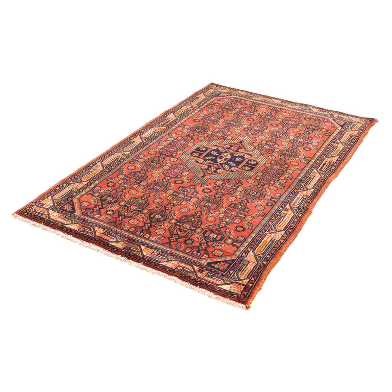 Alfombra persa - Nómada - 155 x 100 cm - rojo claro